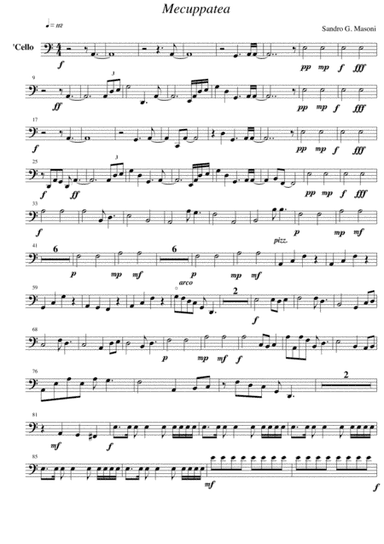 Mecuppatea  ('Cello part)