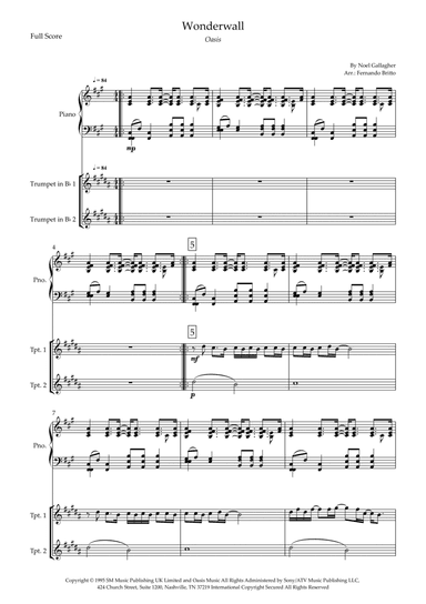 Wonderwall (arr. Fernando Britto)