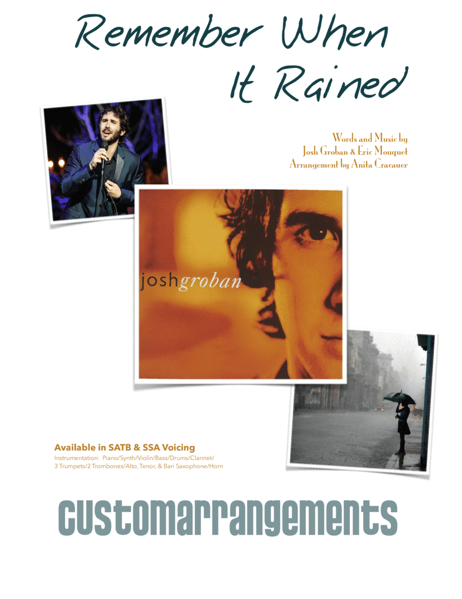 Remember When It Rained (arr. Anita Cracauer)