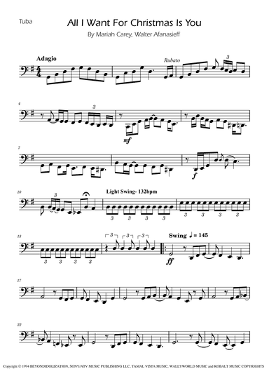 All I Want For Christmas Is You (arr. Ygor Nunes)