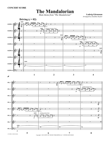 Theme From The Mandalorian (arr. Jonathan Snyder)