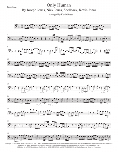 Only Human (arr. Kevin Busse)