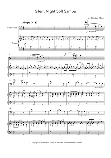 Silent Night Soft Samba (arr. Christian Morris)