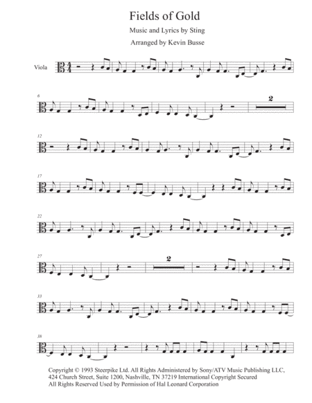 Fields Of Gold (arr. Kevin Busse)