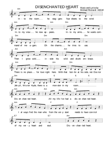 DISENCHANTED HEART