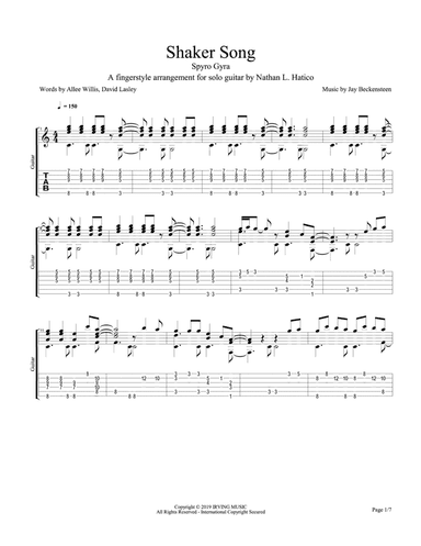 Shaker Song (arr. Nathan L. Hatico)