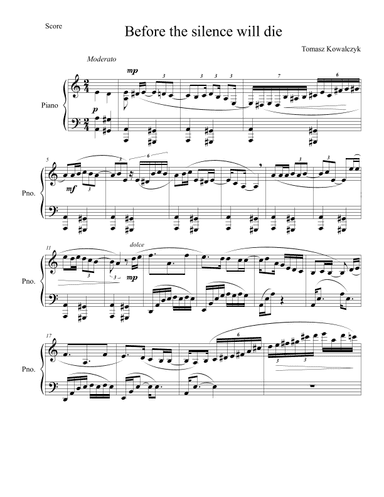 Before the Silence  will Die