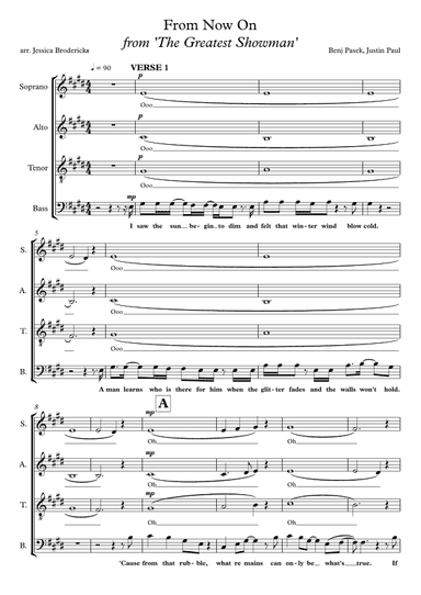 From Now On (arr. Jessica Broderick)