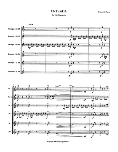 Entrada (for six trumpets)