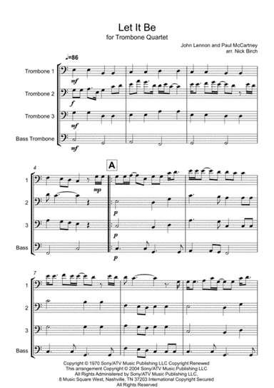 Let It Be (arr. Nick Birch)