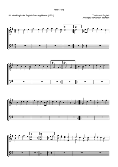 Rufty Tufty (arr. Gordon Jackson)