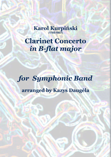 Clarinet Concerto in B-flat major (arr. Kazys Daugėla)