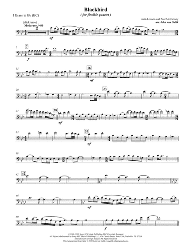 Blackbird (arr. John van Gulik)