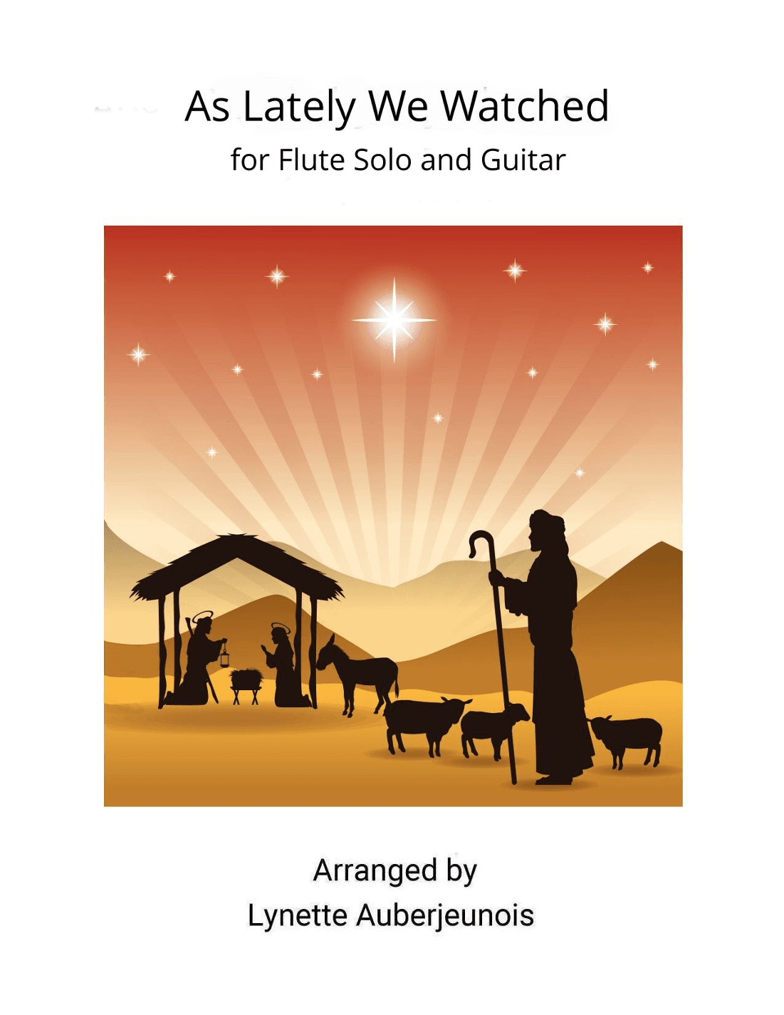 As Lately We Watched - Flute Solo with Guitar Chords (arr. Lynette Auberjeunois)