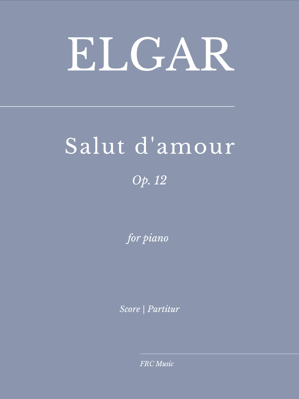 Elgar: Salut d'amour (Love's Greeting), Op. 12 for Piano - Performed by Jean-Yves Thibaudet (arr. Flavio Regis Cunha)