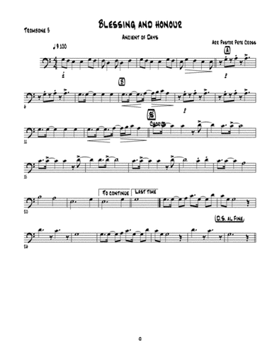 Blessing and honour Trombone Praise (arr. Pastor Pete Cross)