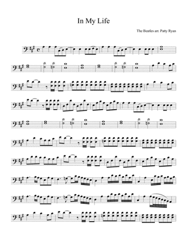 In My Life (arr. Patricia Ryan)