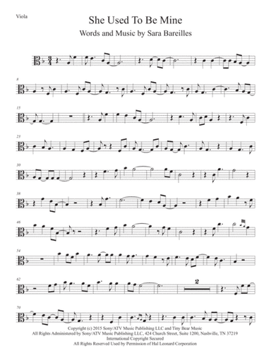 She Used To Be Mine from WAITRESS THE MUSICAL (arr. Kevin Busse)