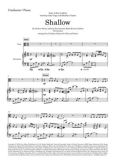 Shallow (arr. Giordano Alberti)