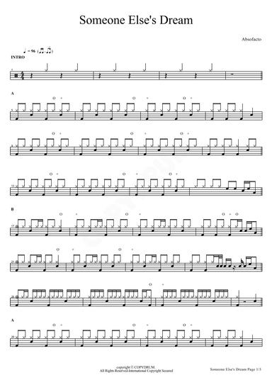 Someone Else's Dream (arr. COPYDRUM)