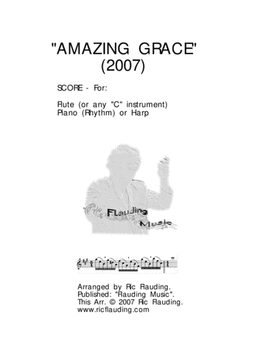 Amazing Grace (Flute & Piano) (arr. Ric Flauding)