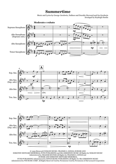 Summertime (arr. Kayleigh Huelin)