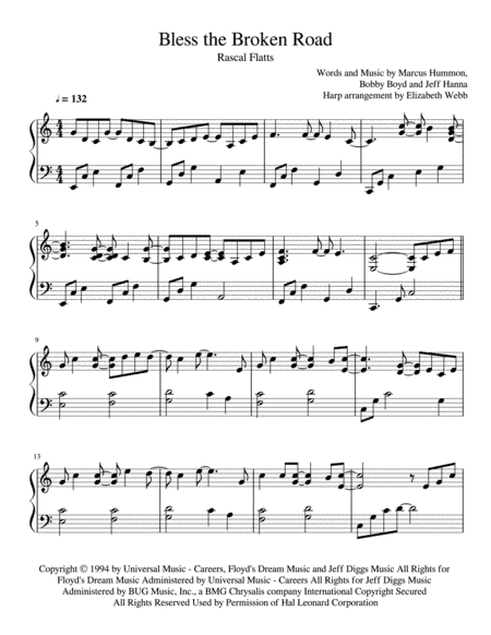 Bless The Broken Road (arr. Elizabeth Webb)