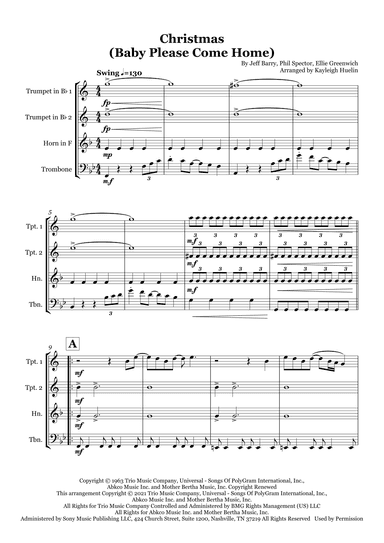 Christmas (baby Please Come Home) (arr. Kayleigh Huelin)