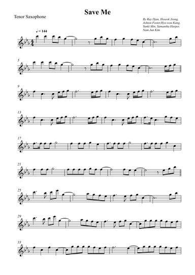 Save Me (arr. Wesley S. SIlva)