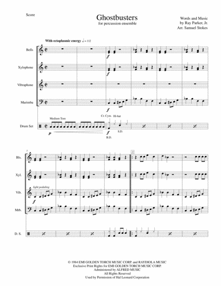 Ghostbusters (arr. Samuel Stokes)