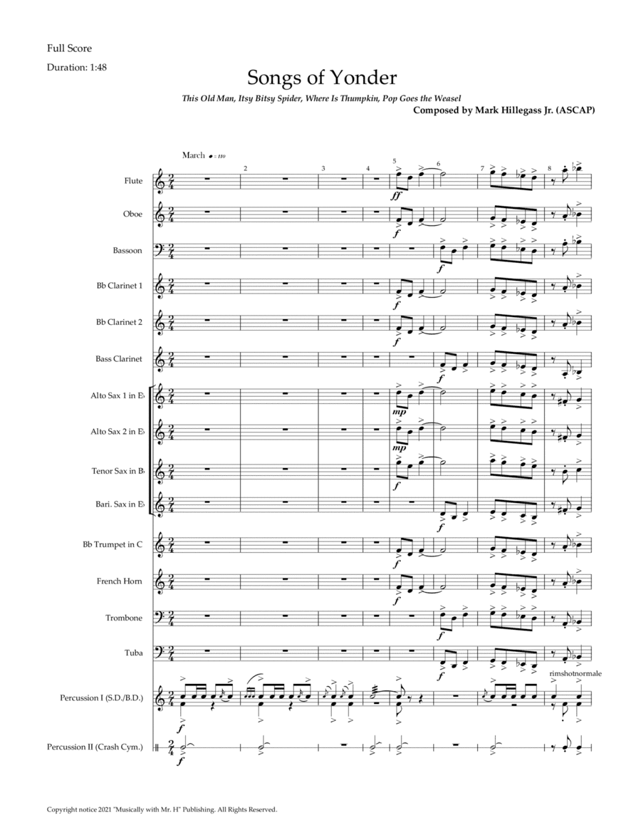 Songs of Yonder (Concert March)