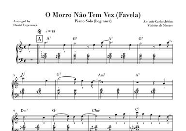 O Morro Nao Tem Vez (favela) (arr. Daniel Esperança)