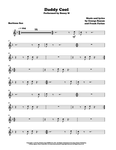 Daddy Cool (arr. David Lartey)