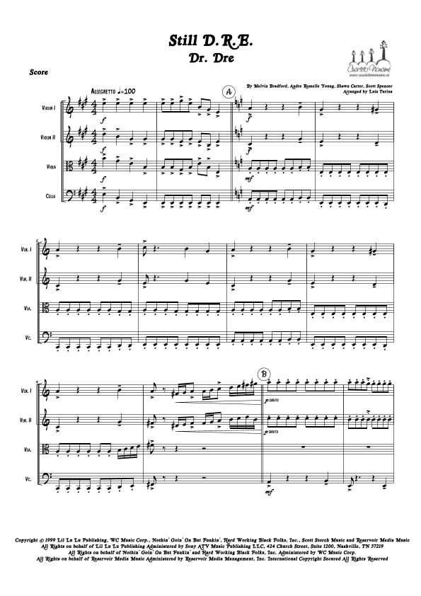 Still D.r.e. (arr. Nonamé Música)