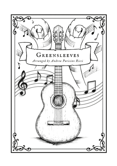 Greensleeves - Fingerstyle - Solo Guitar - Tab (arr. Andrea Parisino Ricci)