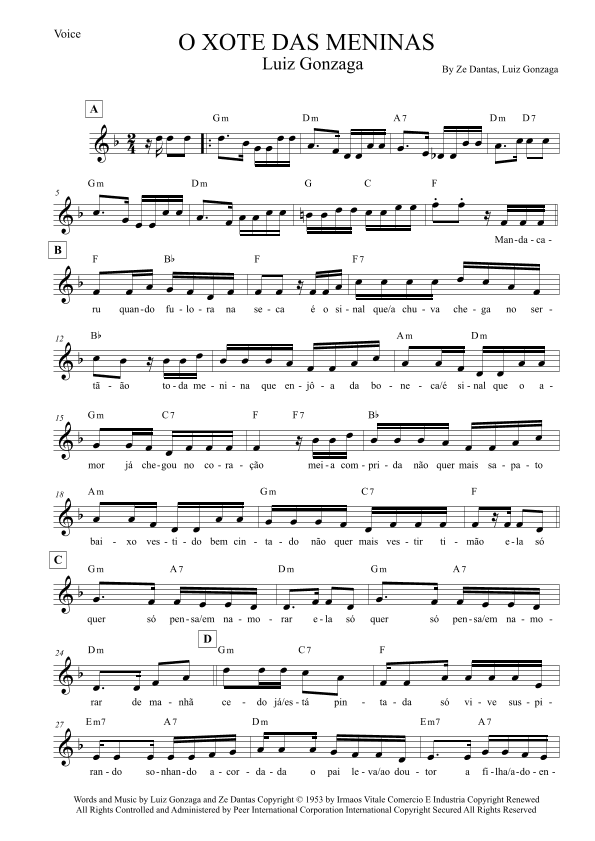O Xote Das Meninas (arr. Leo Silva)