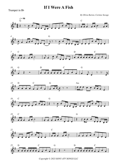 If I Were A Fish (arr. Wesley S. SIlva)