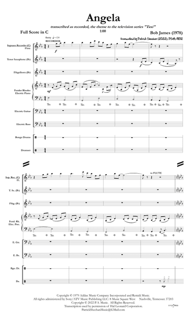 Angela (arr. Patrick Sheehan)