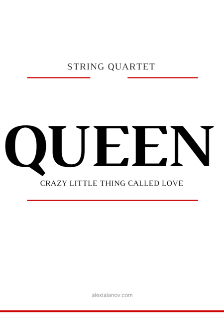 Crazy Little Thing Called Love (arr. Alex Talanov)