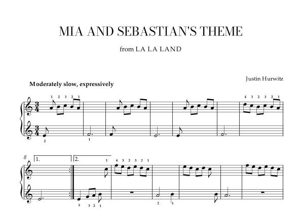 Mia & Sebastian's Theme (arr. Lais Reis)