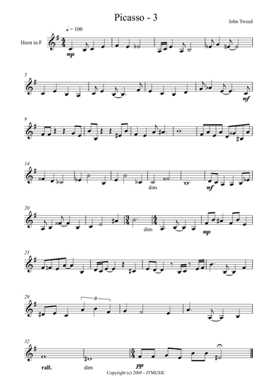 Picasso 3 for French Horn