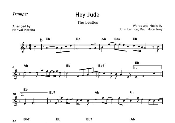 Hey Jude (arr. Marival Moreira)