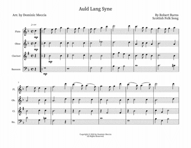 Auld Lang Syne (arr. Dominic Meccia)