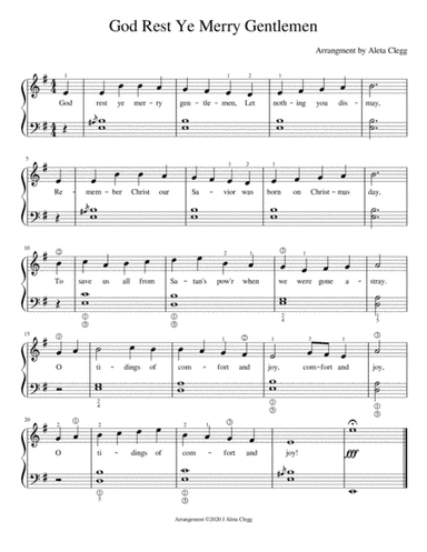 God Rest Ye Merry Gentlemen (arr. Aleta Clegg)