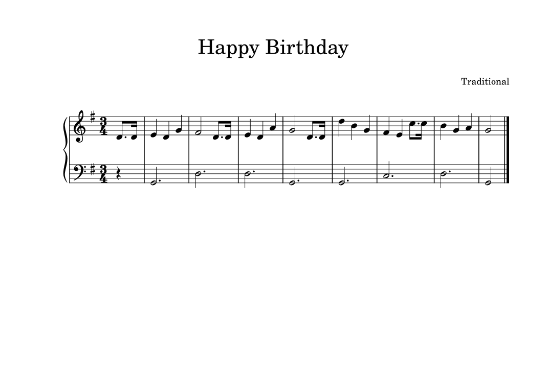 Happy Birthday (arr. Marian T)
