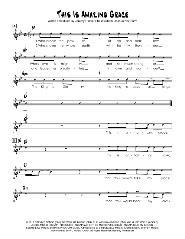 This Is Amazing Grace (arr. Brian Kim)