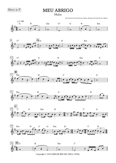 Meu Abrigo (arr. César Bortolucci)