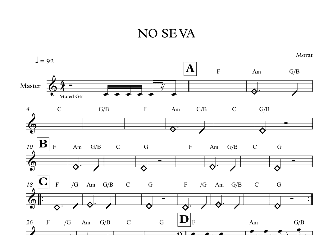 No Se Va (arr. MATEO AGUILAR USCANGA)