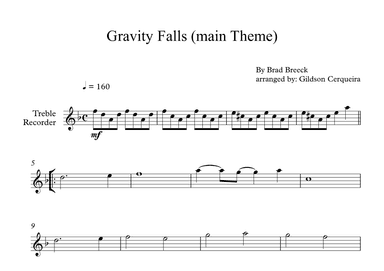 Gravity Falls (main Theme) (arr. Gildson Cerqueira)