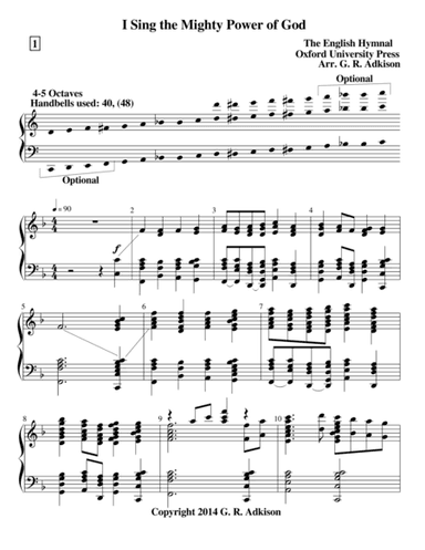 I Sing the Mighty Power of God (arr. G. R. Adkison)